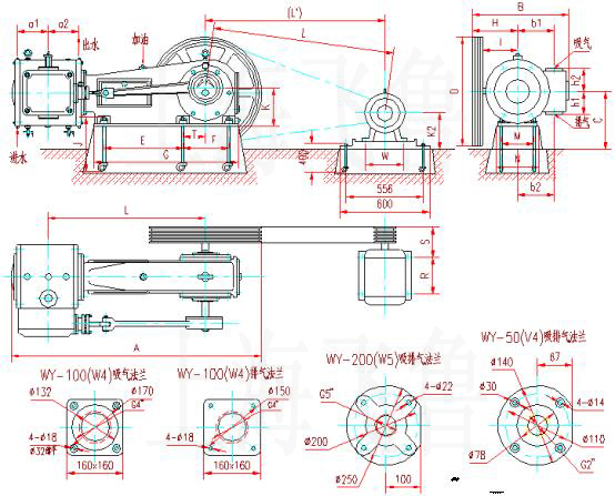 WY-50(V5)WY-100(W4)WY-200(W5)ʽձðbߴD